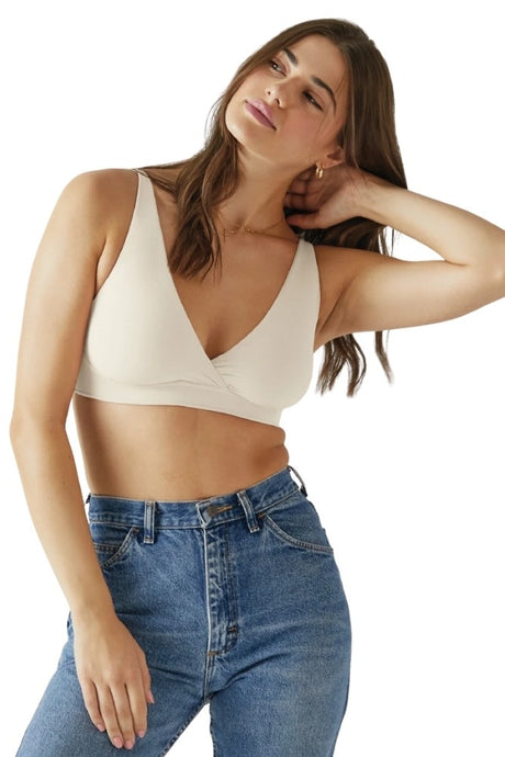 Bravado Designs Ballet Nursing Bra - Antique White lace - S