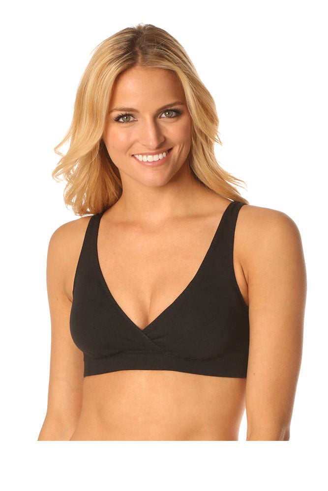 Majamas Organic Easy Bra - Black - Small