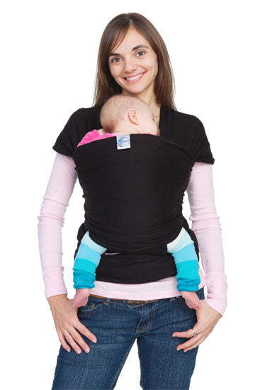 Moby Wrap Baby Carrier - Black - One Size