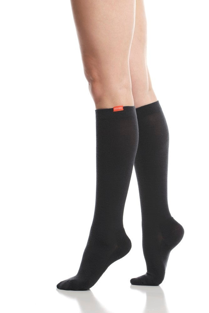 Vim & Vigr 15-20 mmHg compression Socks - Cotton - Black - 2 (M/L)