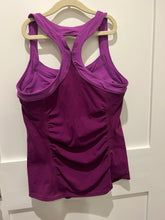 Ingrid & Isabel Racerback Active Maternity Tank - Mulberry & Orchid - M