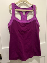 Ingrid & Isabel Racerback Active Maternity Tank - Mulberry & Orchid - M